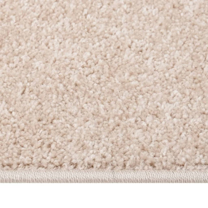 Rug Short Pile 80x150 cm Dark Beige