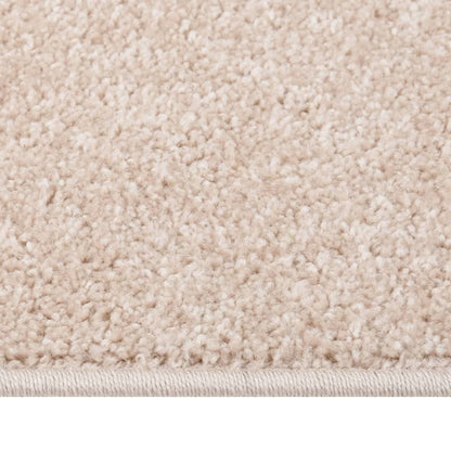 Rug Short Pile 140x200 cm Dark Beige