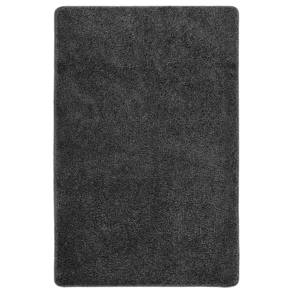 Shaggy Rug Dark Grey 200x290 cm Anti Slip