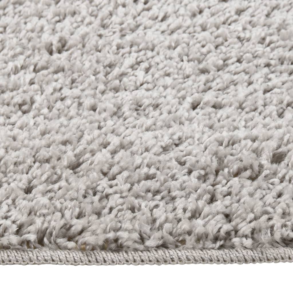 Shaggy Rug Light Grey 120x170 cm Anti Slip