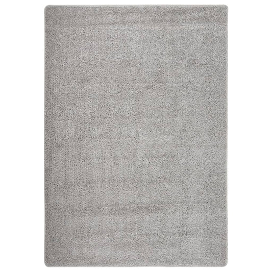 Shaggy Rug Light Grey 160x230 cm Anti Slip