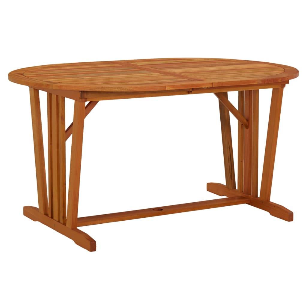 Garden Table 200x100x75 cm Solid Wood Eucalyptus