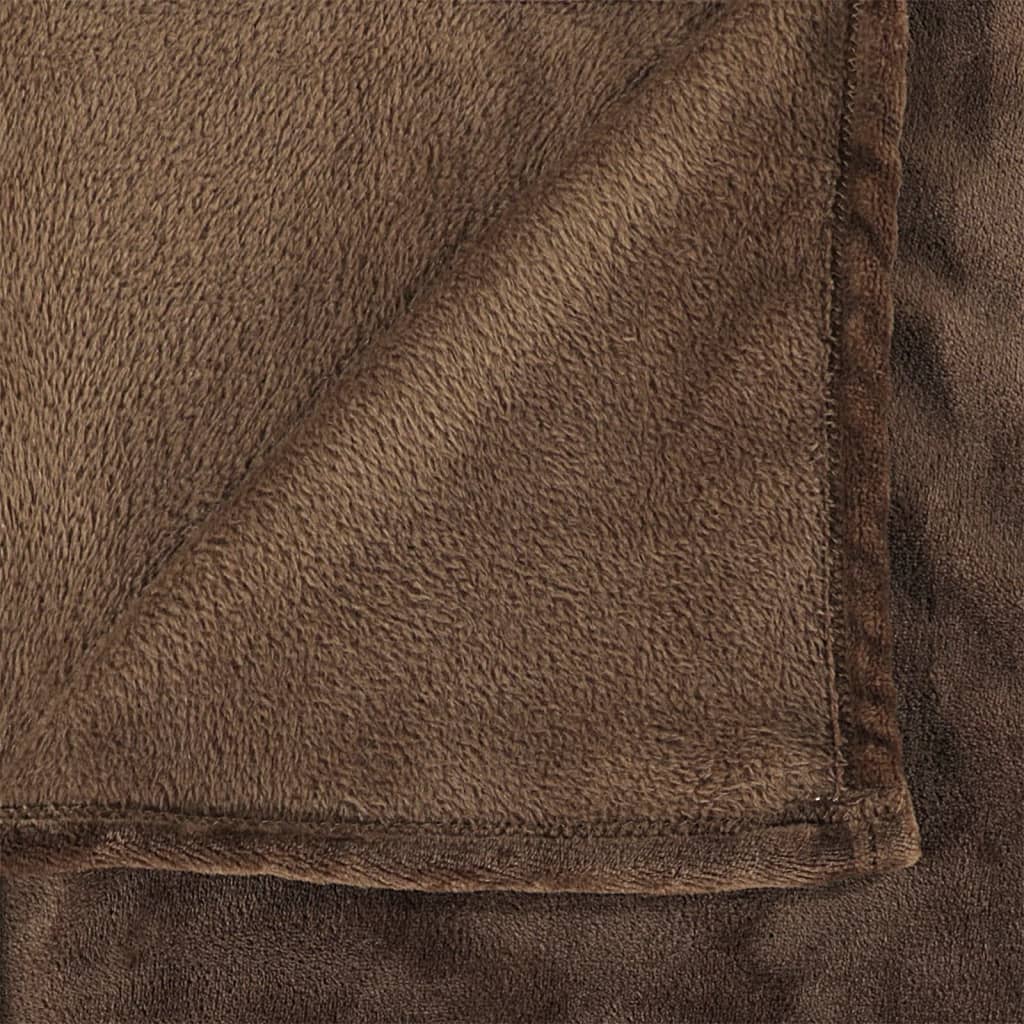 Blanket Cocoa Brown 150x200 cm Polyester