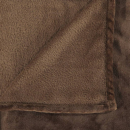 Blanket Cocoa Brown 150x200 cm Polyester