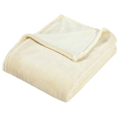 Blanket Cream 150x200 cm Polyester