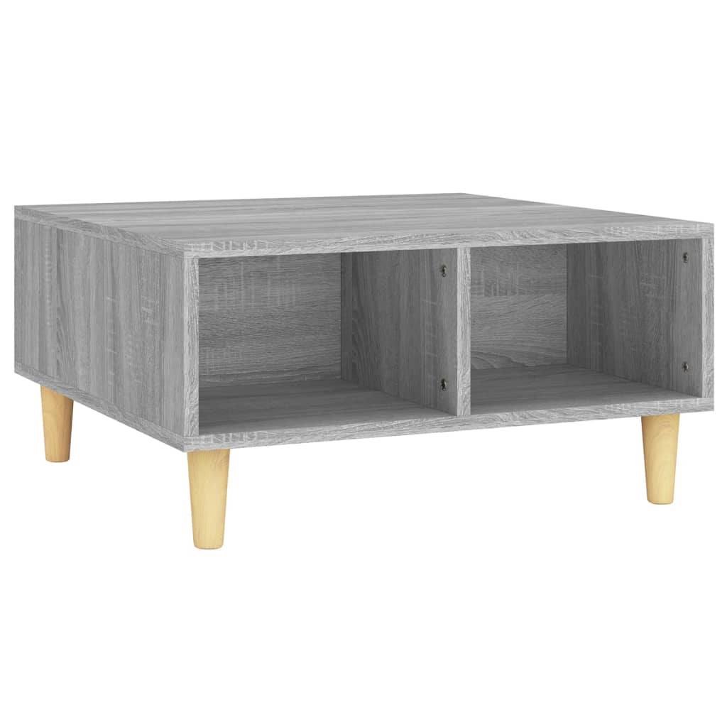 Coffee Table Grey Sonoma 60x60x30 cm Engineered Wood