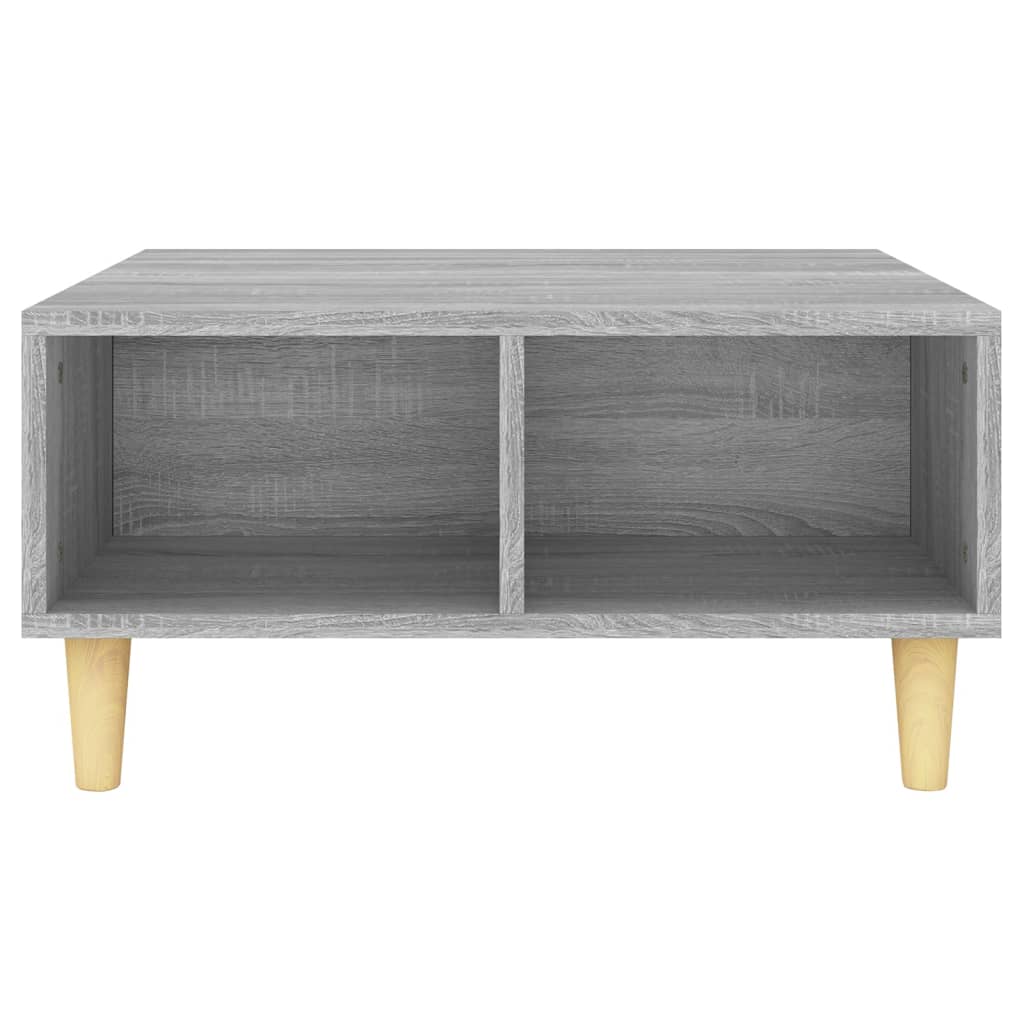 Coffee Table Grey Sonoma 60x60x30 cm Engineered Wood