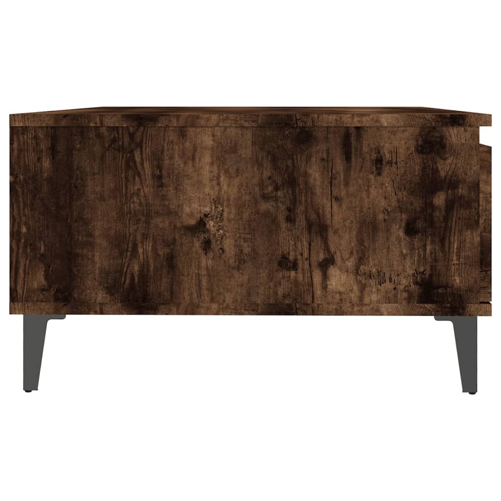 Coffee Table Smoked Oak 90x60x35 cm Engineered Wood