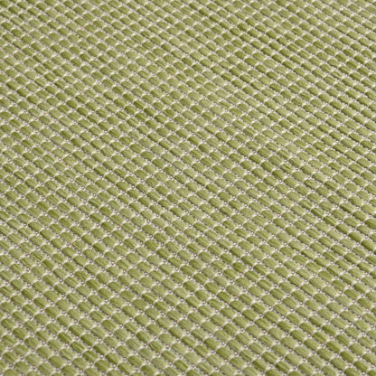 Outdoor Flatweave Rug 80x150 cm Green