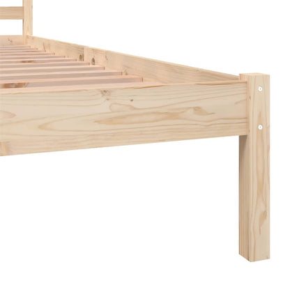 Bed Frame without Mattress 75x190cm Small Single