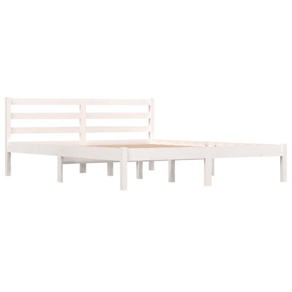 Bed Frame without Mattress 150x200cm White King Size