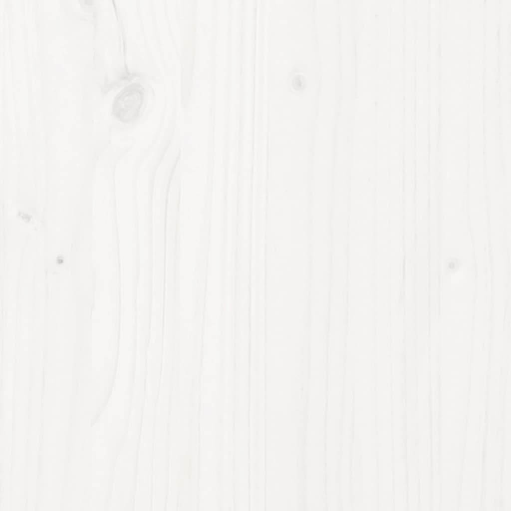 Bed Frame without Mattress 150x200cm White King Size