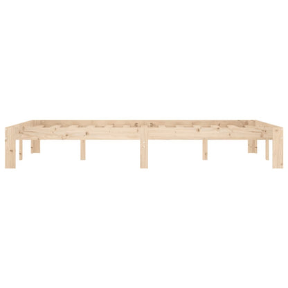Bed Frame without Mattress Solid Wood Pine 120x200cm