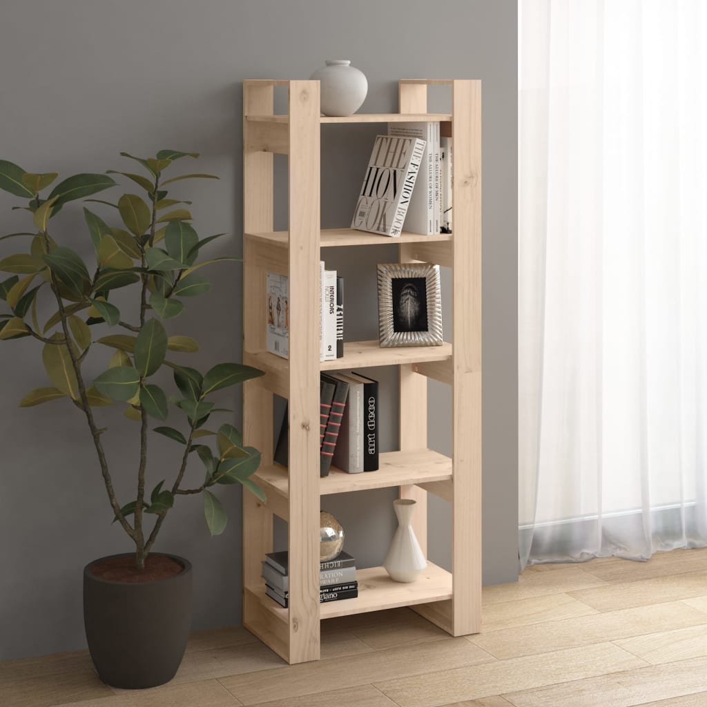 Book Cabinet/Room Divider 60x35x160 cm Solid Wood