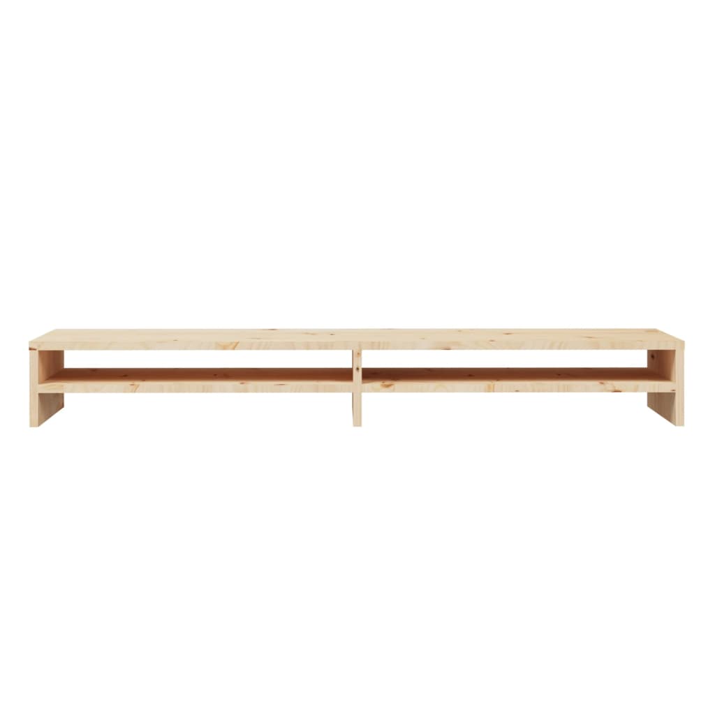 Monitor Stand 100x24x13 cm Solid Wood Pine