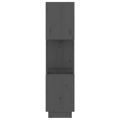 Book Cabinet/Room Divider Grey 51x25x101 cm Solid Wood Pine