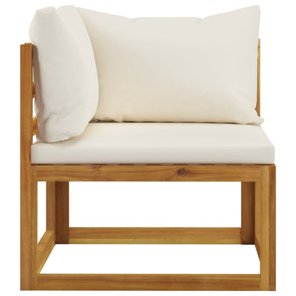 2-seater Garden Bench with Cream White Cushions (UK/IE/FI/NO only)