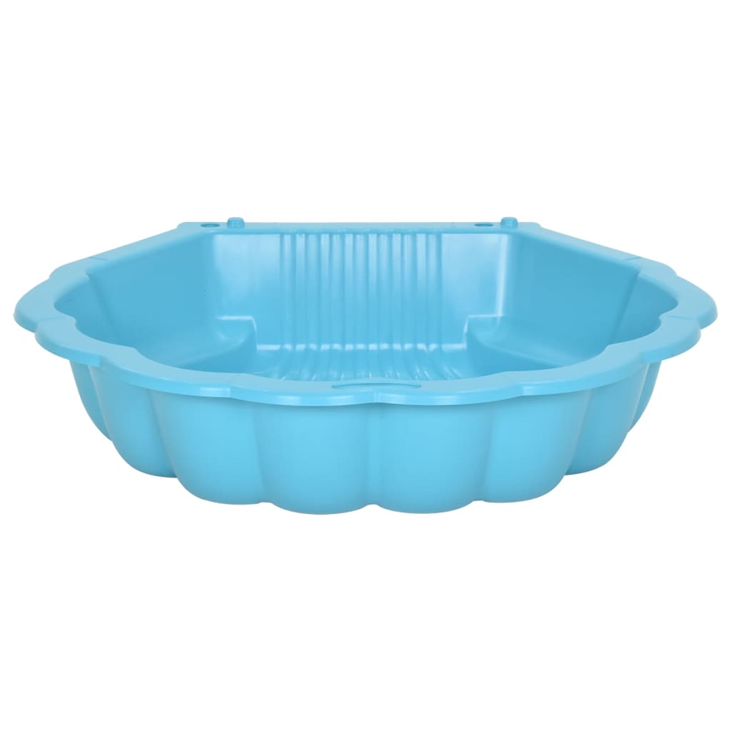 Sandpits 2 pcs Blue 77x87x21cm Plastic