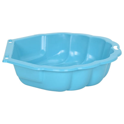 Sandpits 2 pcs Blue 77x87x21cm Plastic