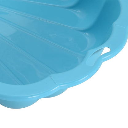 Sandpits 2 pcs Blue 77x87x21cm Plastic