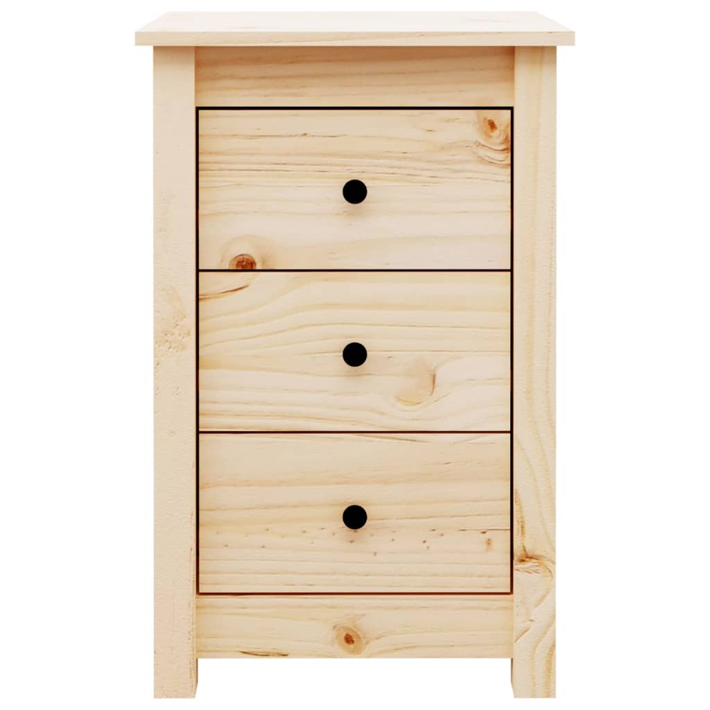 Bedside Cabinets 2 pcs 40x35x61.5 cm Solid Wood Pine