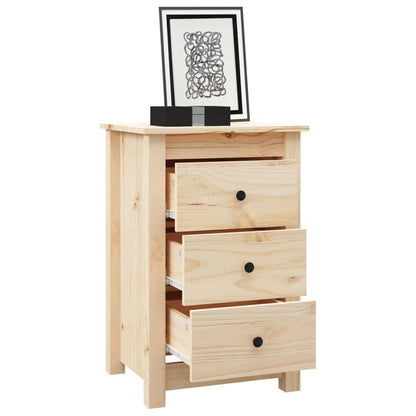 Bedside Cabinets 2 pcs 40x35x61.5 cm Solid Wood Pine