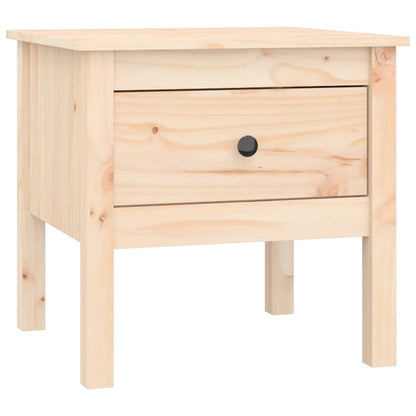 Side Table 50x50x49 cm Solid Wood Pine