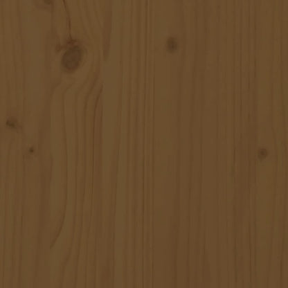 TV Cabinet Honey Brown 74x35x44 cm Solid Wood Pine