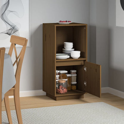 Sideboard Honey Brown 38x35x80 cm Solid Wood Pine