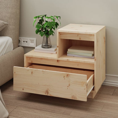 Bedside Cabinets 2 pcs 60x34x51 cm Solid Wood Pine