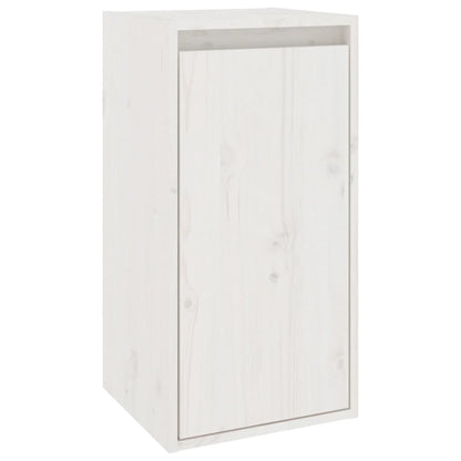 TV Cabinets 6 pcs White Solid Wood Pine