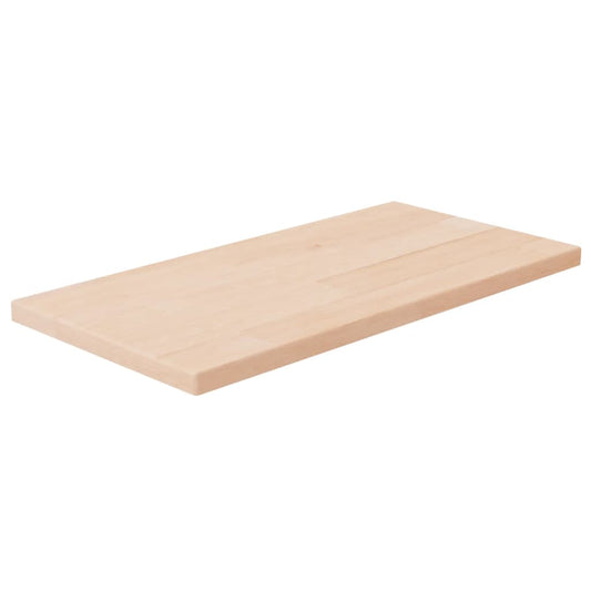 Shelf Board 40x20x1.5 cm Untreated Solid Wood Oak