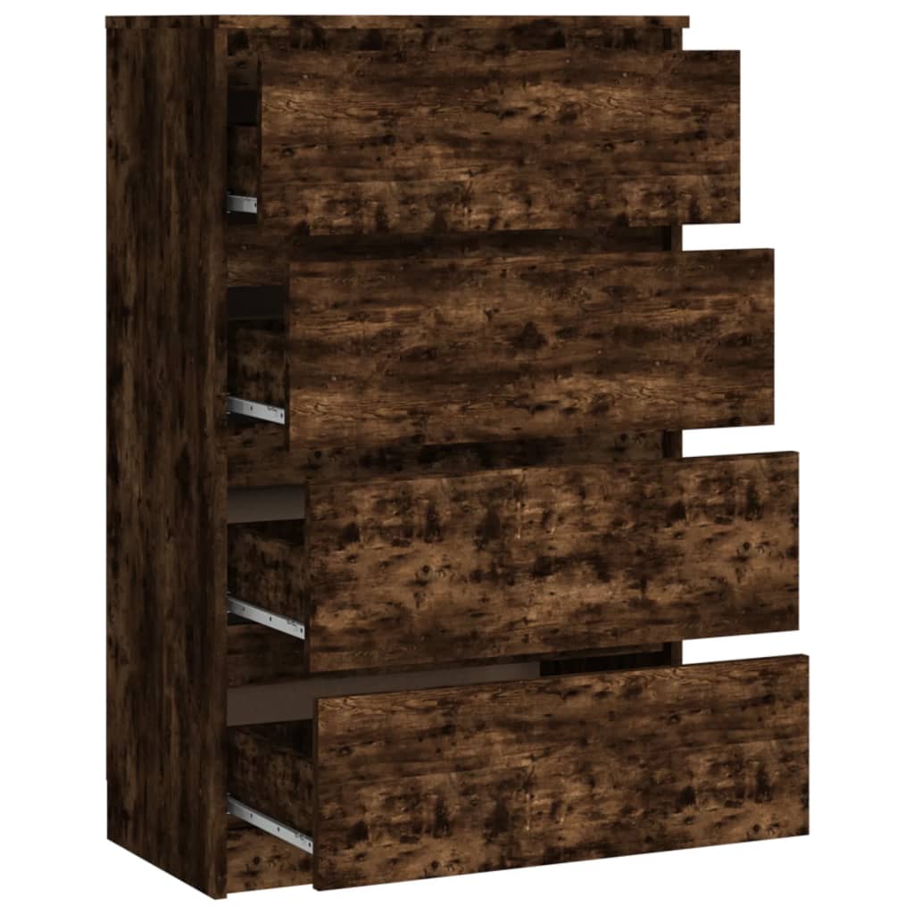 Sideboard Smoked Oak 60x35x98.5 cm Engineered Wood