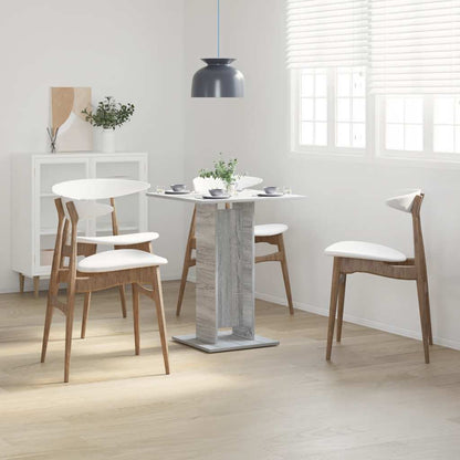 Bistro Table Grey Sonoma 60x60x75 cm Engineered Wood