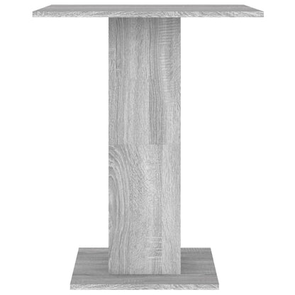 Bistro Table Grey Sonoma 60x60x75 cm Engineered Wood