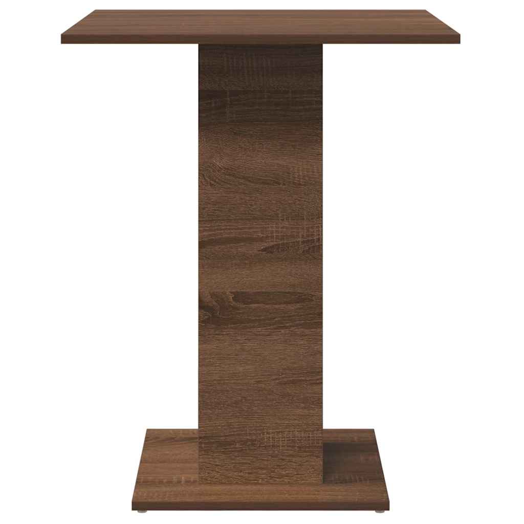 Bistro Table Brown Oak 60x60x75 cm Engineered Wood