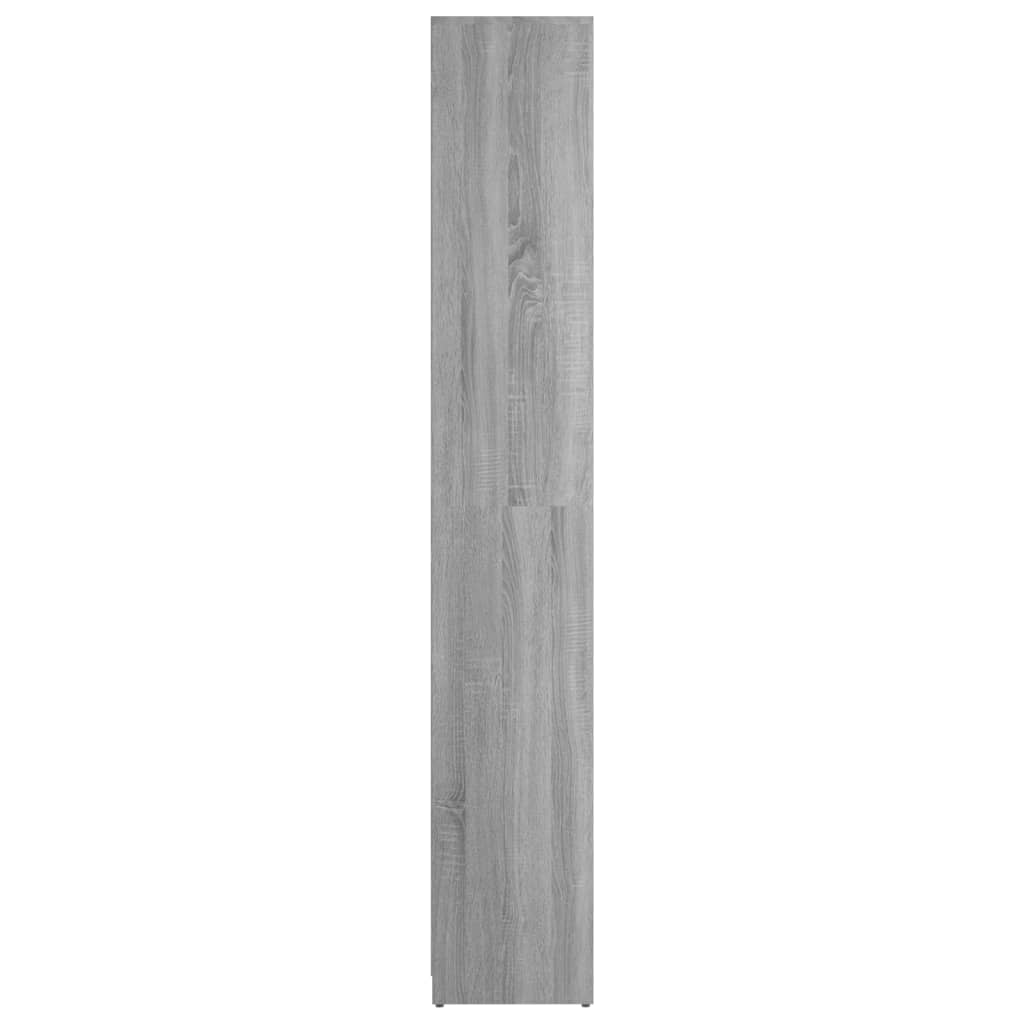 Bathroom Cabinet Grey Sonoma 30x30x183.5 cm Engineered Wood