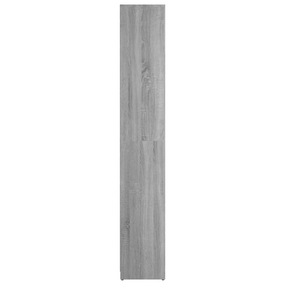 Bathroom Cabinet Grey Sonoma 30x30x183.5 cm Engineered Wood