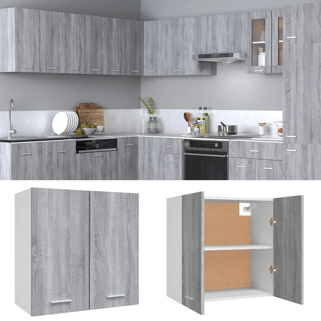 Hanging Cabinet Grey Sonoma Engineered Wood