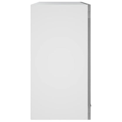 Hanging Glass Cabinet Grey Sonoma 60x31x60 cm Engineered Wood