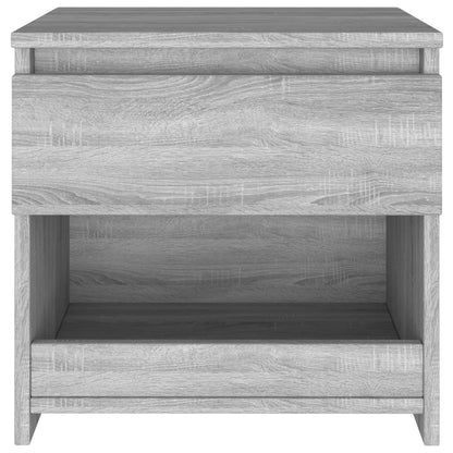 Bedside Cabinet Grey Sonoma 40x30x39 cm Engineered Wood