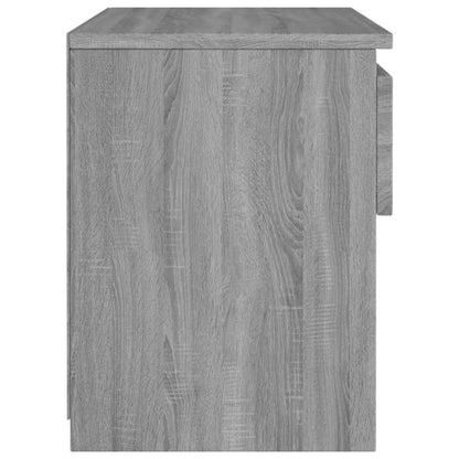 Bedside Cabinet Grey Sonoma 40x30x39 cm Engineered Wood