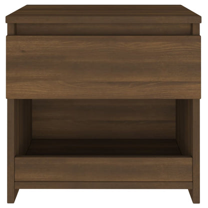 Bedside Cabinets 2 pcs Brown Oak 40x30x39 cm Engineered Wood