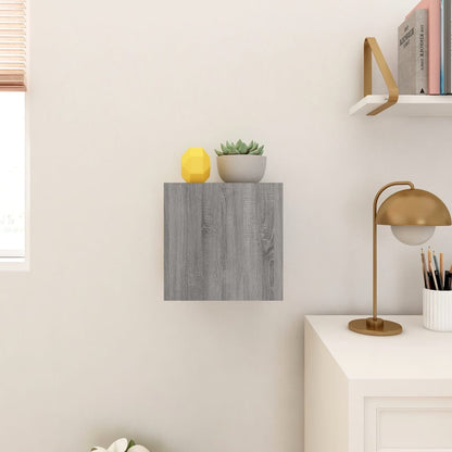 Wall Mounted TV Cabinet Grey Sonoma 30.5x30x30 cm