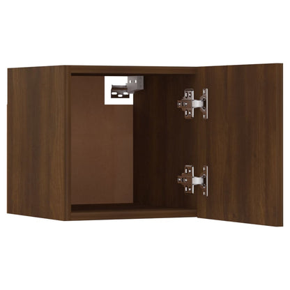 Wall Mounted TV Cabinet Brown Oak 30.5x30x30 cm