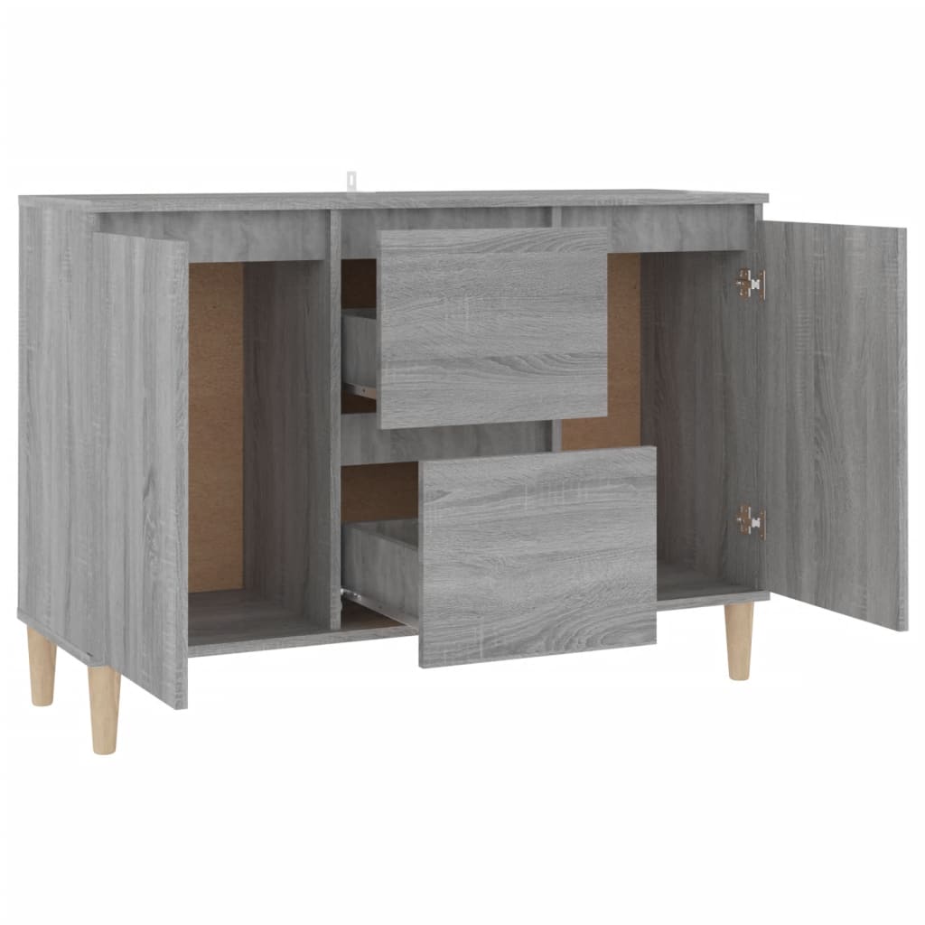 Sideboard Grey Sonoma 103.5x35x70 cm Engineered Wood