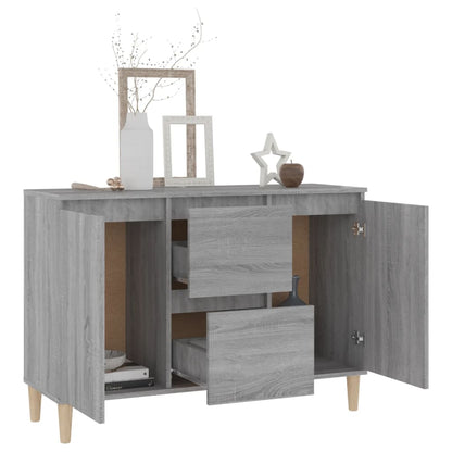 Sideboard Grey Sonoma 103.5x35x70 cm Engineered Wood