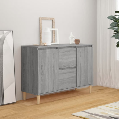 Sideboard Grey Sonoma 103.5x35x70 cm Engineered Wood