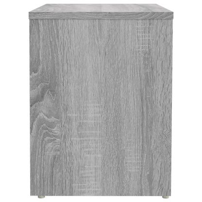 Bed Cabinet Grey Sonoma 40x30x40 cm Engineered Wood