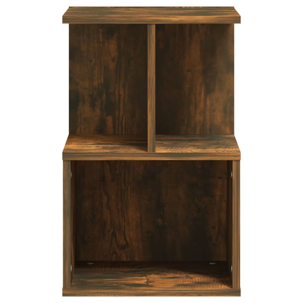 Bedside Cabinet Smoked Oak 35x35x55 cm Engineered Wood